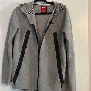 Nike Men's Gray zip front
